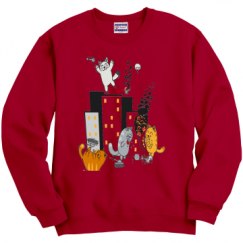 Unisex Film and Foil Crewneck Sweatshirt