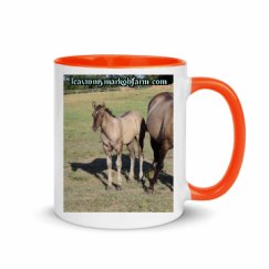 11oz Ceramic Mug with Color Inside