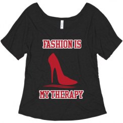 Ladies Flowy Slouchy Tee
