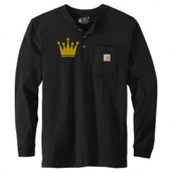 Unisex Carhartt Long Sleeve Henley Tee