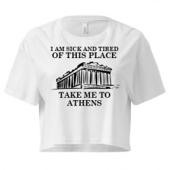 Ladies Festival Cali Crop Top Tee