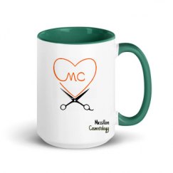 15oz Ceramic Mug with Color Inside