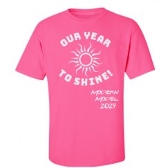 Unisex Ultra Cotton Safety Neon Crewneck Tee