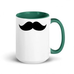 15oz Ceramic Mug with Color Inside