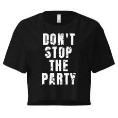 Ladies Festival Cali Crop Top Tee