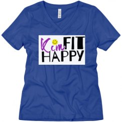 Ladies Relaxed Fit V-Neck Tee