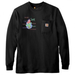 Unisex Carhartt Pocket Long Sleeve Tee