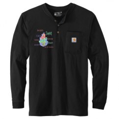 Unisex Carhartt Long Sleeve Henley Tee