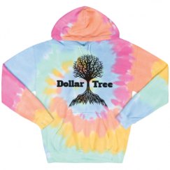 Unisex Tie-Dye Fleece Hoodie