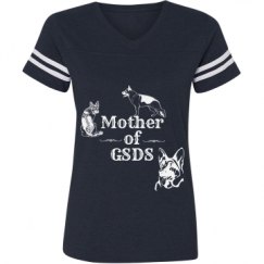 Ladies Relaxed Fit Vintage Sports Tee