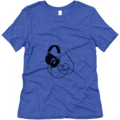 Ladies Relaxed Fit Super Soft Triblend Tee