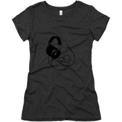 Ladies Slim Fit Super Soft Triblend Tee