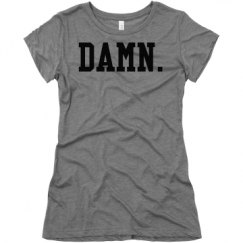 Ladies Slim Fit Super Soft Triblend Tee