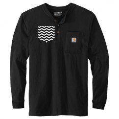 Unisex Carhartt Long Sleeve Henley Tee