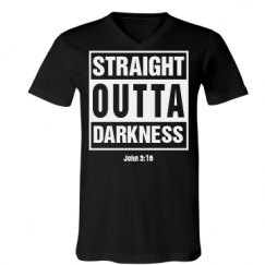 Unisex V-Neck Jersey Tee