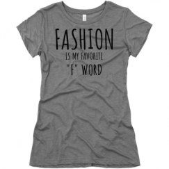 Ladies Slim Fit Super Soft Triblend Tee