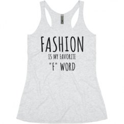 Ladies Slim Fit Super Soft Racerback Triblend Tank