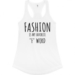 Ladies Slim Fit Racerback Tank Top