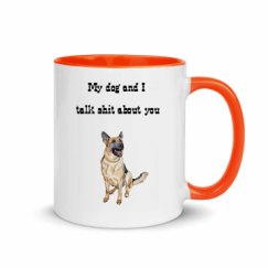 11oz Ceramic Mug with Color Inside