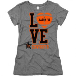 Ladies Slim Fit Super Soft Triblend Tee