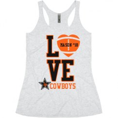 Ladies Slim Fit Super Soft Racerback Triblend Tank