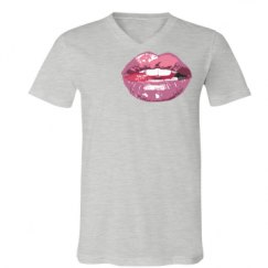 Unisex V-Neck Jersey Tee