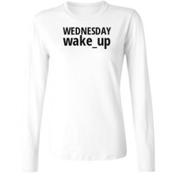 Ladies Relaxed Fit Basic Long Sleeve Tee