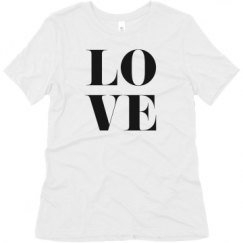 Ladies Relaxed Fit Super Soft Triblend Tee