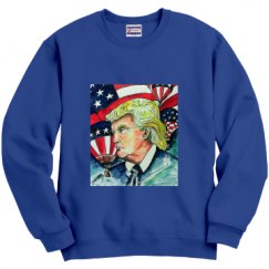 Unisex Film and Foil Crewneck Sweatshirt