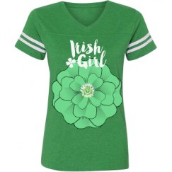 Ladies Relaxed Fit Vintage Sports Tee