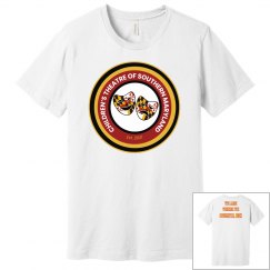 "we are where we oughta be!" tee