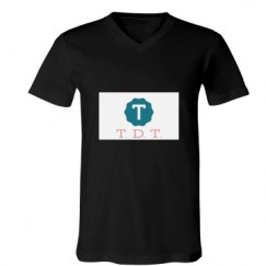 Unisex V-Neck Jersey Tee