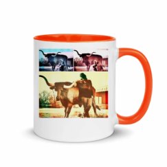 11oz Ceramic Mug with Color Inside