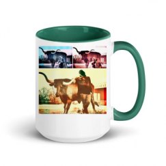 15oz Ceramic Mug with Color Inside