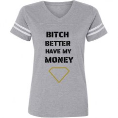 Ladies Relaxed Fit Vintage Sports Tee