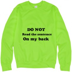 Unisex Neon Crewneck Sweatshirt