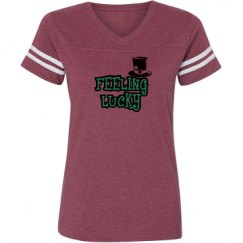 Ladies Relaxed Fit Vintage Sports Tee