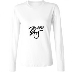 Ladies Relaxed Fit Basic Long Sleeve Tee