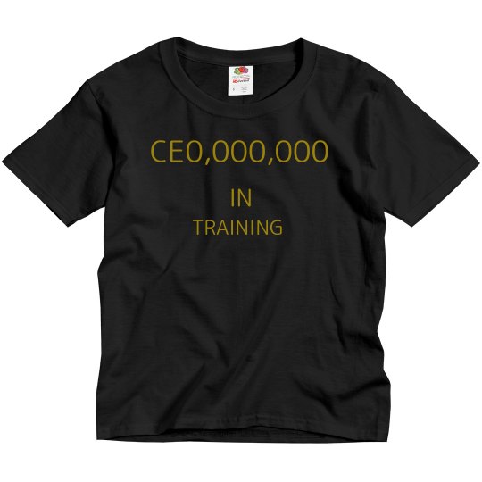 EBIP Boys Teenager CEO in Training T-shirt
