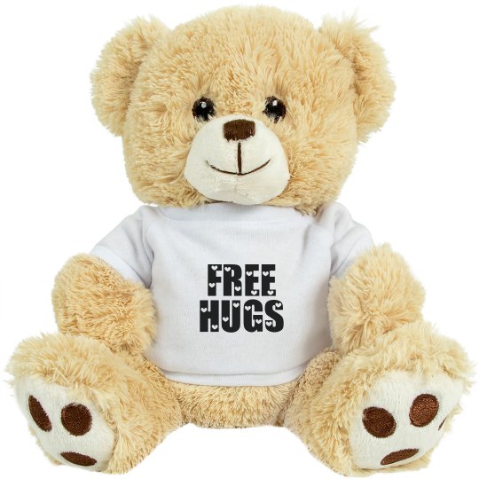 EBIP FREE HUGS CHOCOLATE TEDDY BEAR
