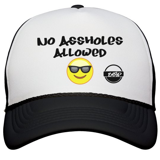 EBIP No Assholes Allowed Snap-back Hat
