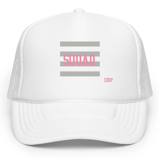 EBIP White & Pink Squad Snap-back hat EBIP White & Pink Squad Snap-back hat