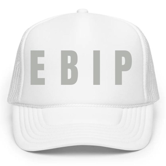 EBIP White & Silver Snapback Hat