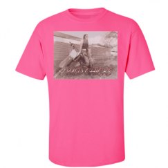 Unisex Ultra Cotton Safety Neon Crewneck Tee