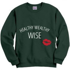 Unisex Film and Foil Crewneck Sweatshirt