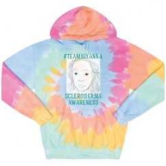 Unisex Tie-Dye Fleece Hoodie
