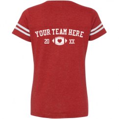 Ladies Relaxed Fit Vintage Sports Tee