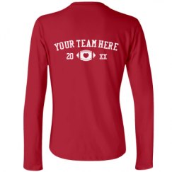 Ladies Relaxed Fit Basic Long Sleeve Tee