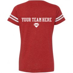 Ladies Relaxed Fit Vintage Sports Tee