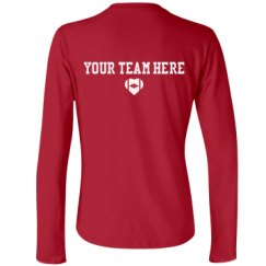 Ladies Relaxed Fit Basic Long Sleeve Tee